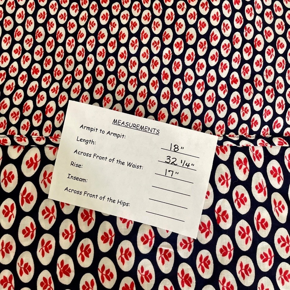 NWT!! BODEN Edna Tunic Top Retro Floral Navy Blue Red Preppy Polka Dot Size 6 - Picture 12 of 12